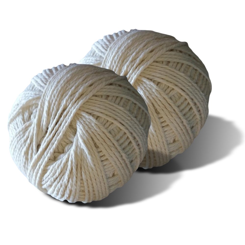 Natural White Cotton Cooking Twine 984 Feet - Food Safe Kitchen String for Trussing and Tying Poultry, Meat, Sausage Making - Butchers Twine for Crafts - Image 3